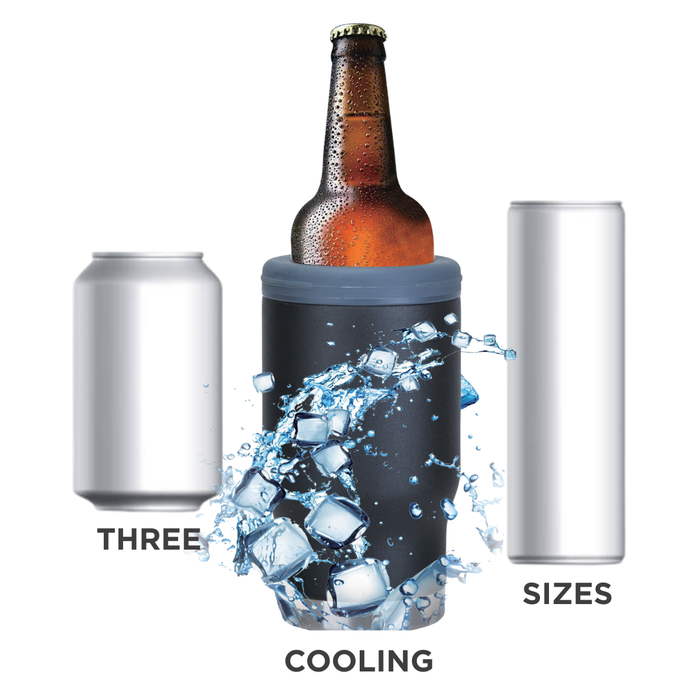 14oz Magic Drink Cooler | 3-in-1 Stainless Steel Insulated Can & Bottle Holder