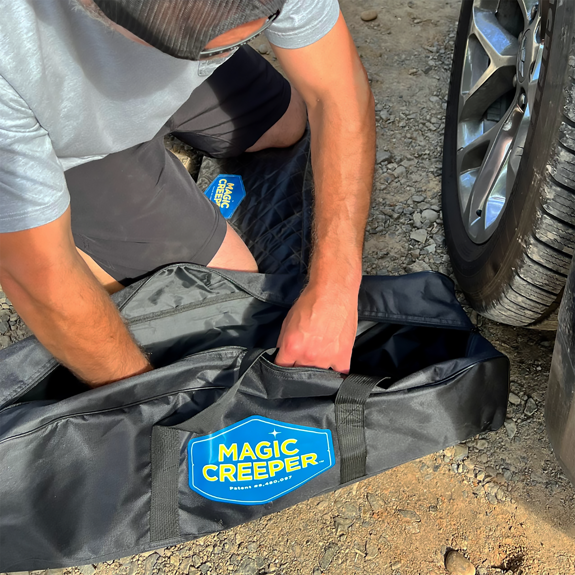 Magic Creeper  This Car Creeper Mat Replaces Mechanics Creeper -  TheSuperBOO!