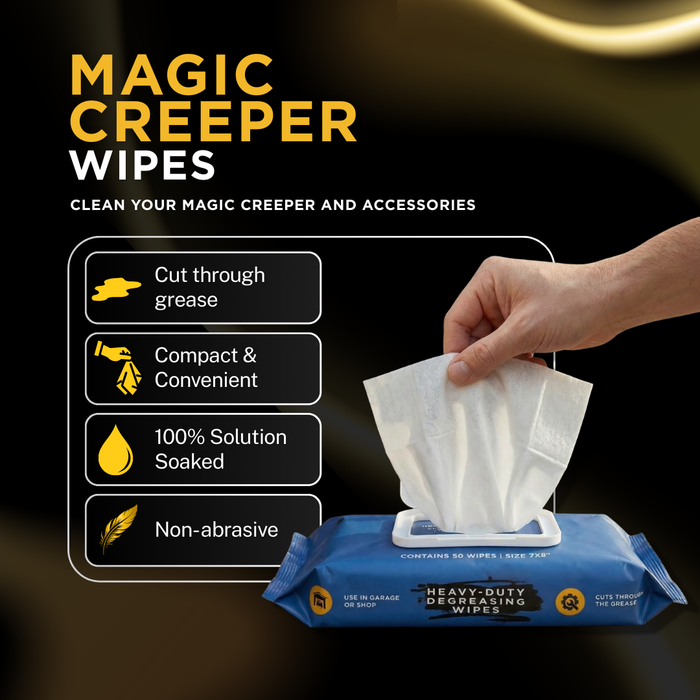 Magic Creeper Wipes – Heavy-Duty Degreasing Cleaning Wipes